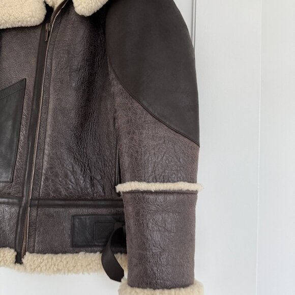 Balenciaga Black and White Leather Jacket - Picture 9 of 15